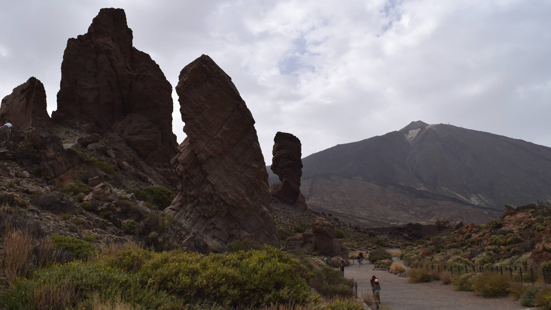Teide Los Roques sziklák