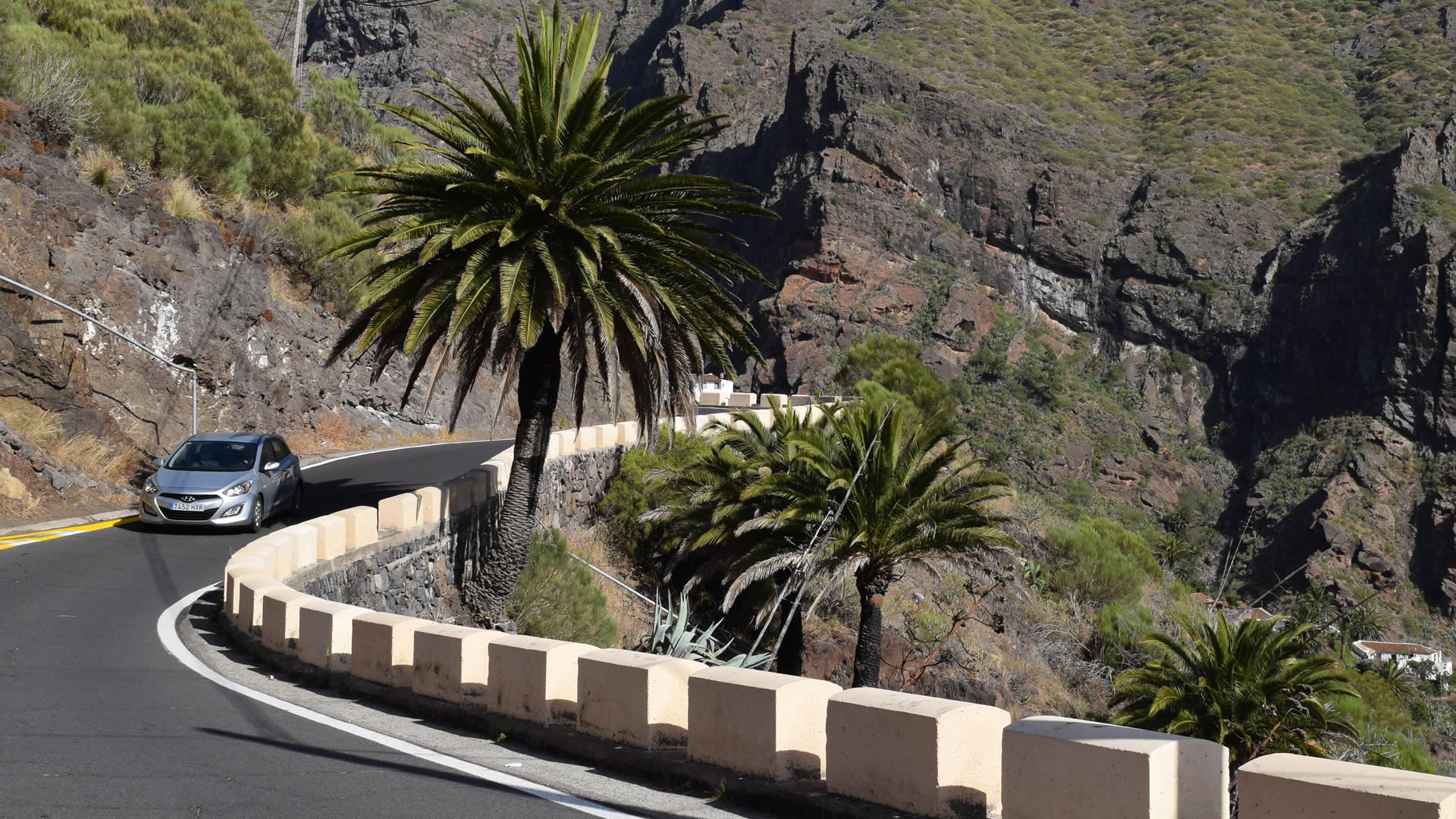 Tenerife Masca hegyek autóval